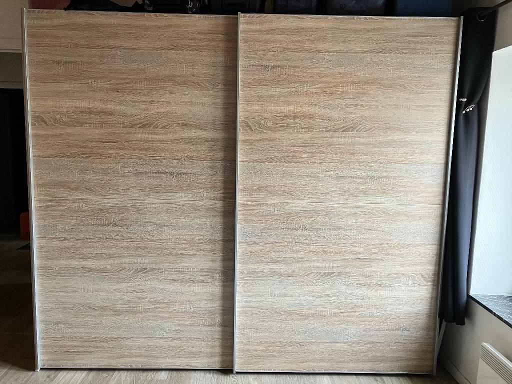 Garde robe, 200 cm ou plus, Avec espace de penderie, Comme neuf, Enlèvement