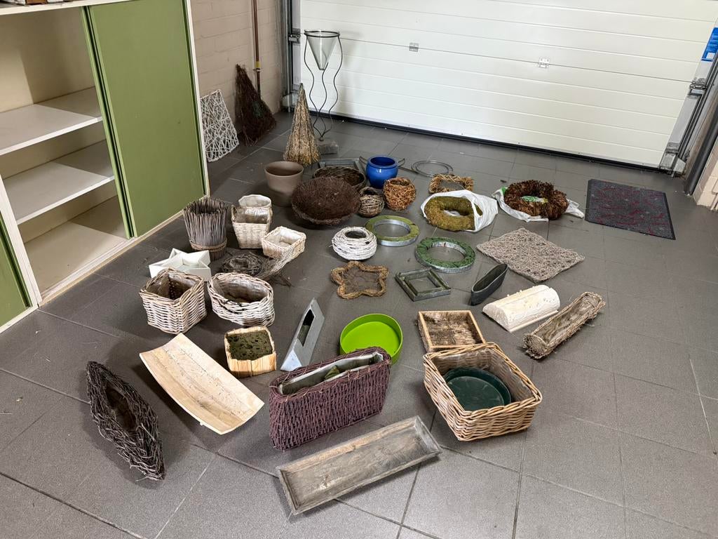 Diverse materialen voor planten en bloemen, Ophalen, Gebruikt