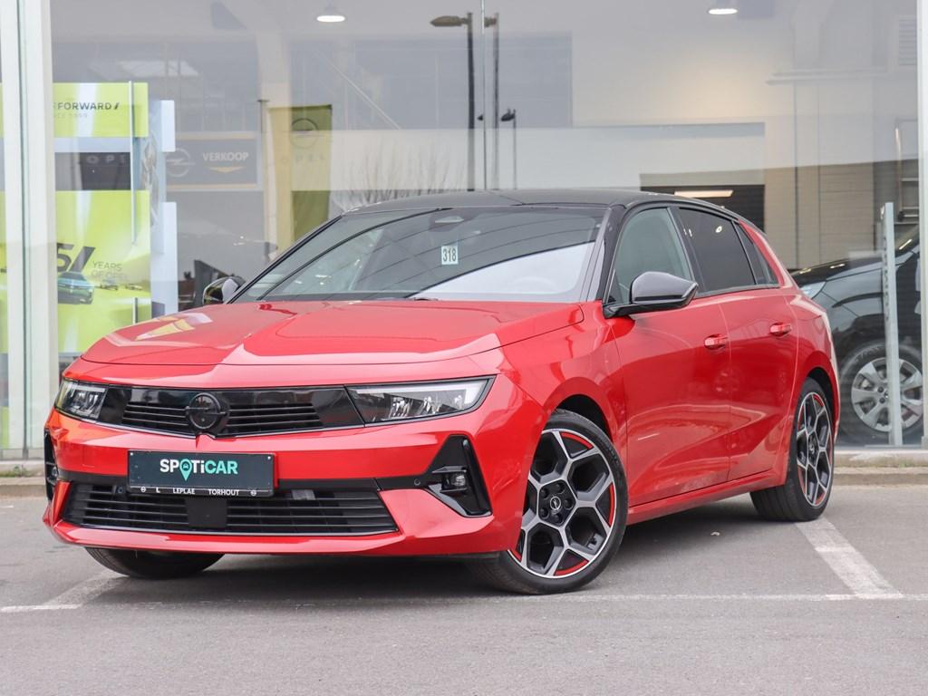 Opel Astra GS 1.2 AT8 130PK|CAMERA|NAVI|TREKHAAK|, Autos, Opel, Rouge, Achat, Euro 6, 5 portes