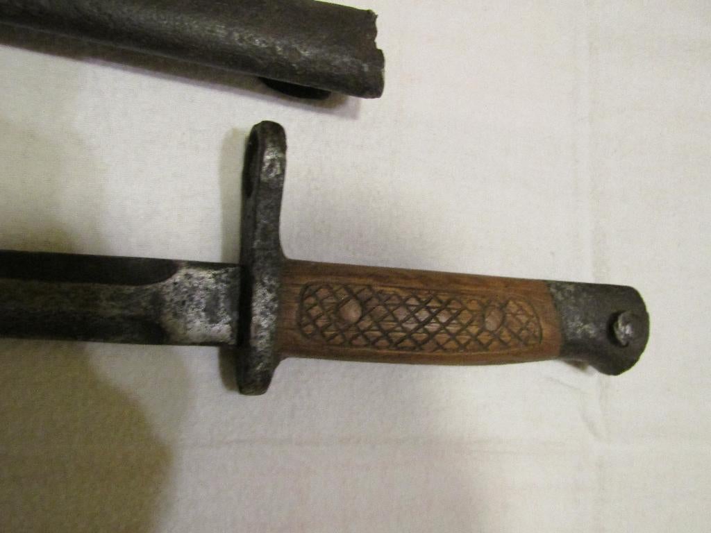 Collections Baïonnette belge modèle 1916 pour fusil 1889, Collections, Enlèvement ou Envoi, Armée de terre, Couteau ou Poignard