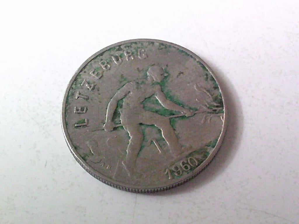 1 f letzenburg 1960, Ophalen, Overige landen, Losse munt