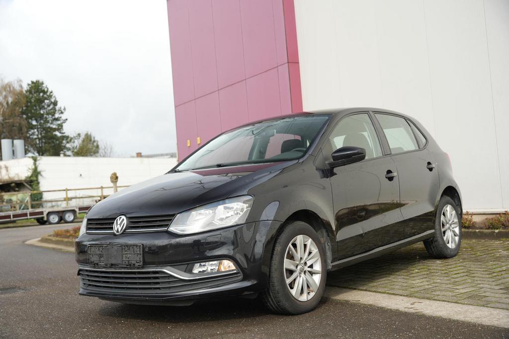 Volkswagen Polo 1.0i Comfortline BlueMotion Tech, Auto's, Euro 6, Zwart, Bedrijf, Handgeschakeld