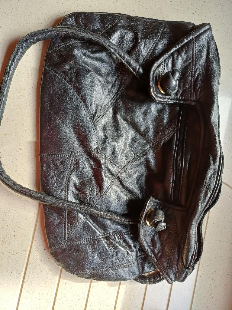 lederen damestas, Ophalen of Verzenden, Gebruikt