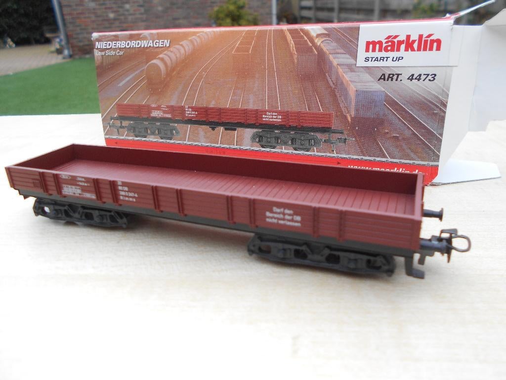 marklin H0 4473 DB lageboord wagon in ovp, Hobby & Loisirs créatifs, Trains miniatures | HO, Comme neuf, Wagon, Märklin, Enlèvement ou Envoi