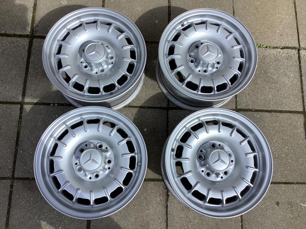 4 barock 14 inch velgen voor Mercedes, Auto-onderdelen, Banden en Velgen, Ophalen, 14 inch, Gebruikt, Velg(en)