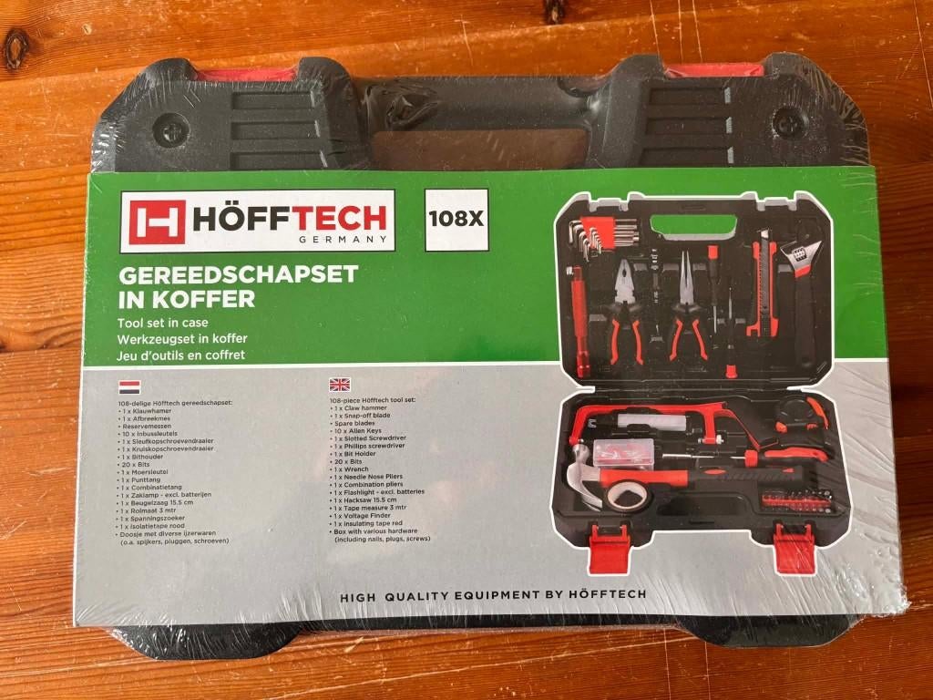 Kit d'outils 108 pièces Benson Tools - Coffret complet, Doe-het-zelf en Bouw, Verzenden, Nieuw