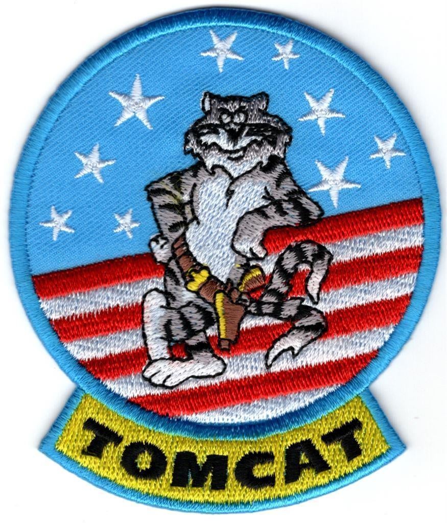 Tomcat Top Gun stoffen opstrijk patch embleem #1, Verzamelen, Kleding en Patronen, Verzenden, Nieuw