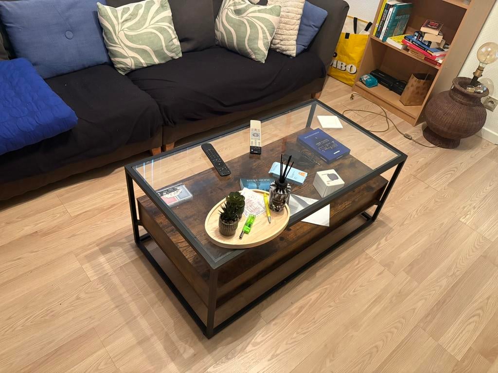 Koffietafel, Huis en Inrichting, Tafels | Salontafels, Ophalen, Zo goed als nieuw