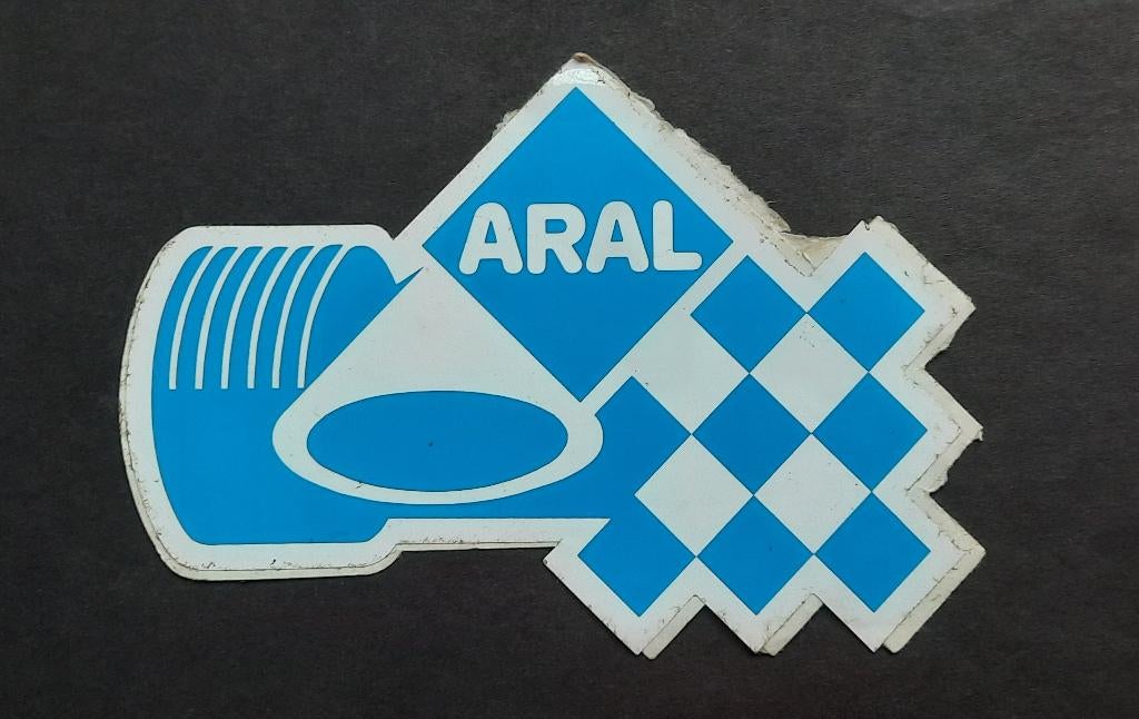 oude sticker  ARAL, Collections, Enlèvement ou Envoi, Utilisé