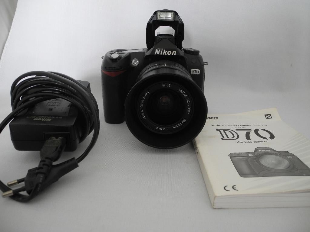 NIKON D70 avec 28-70 2,8-4 numérique, Audio, Tv en Foto, Gebruikt, Spiegelreflex, Verzenden, Nikon