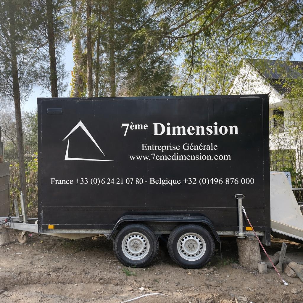 Remorque fourgon fermé, Autos : Divers, Remorques, Enlèvement, Utilisé