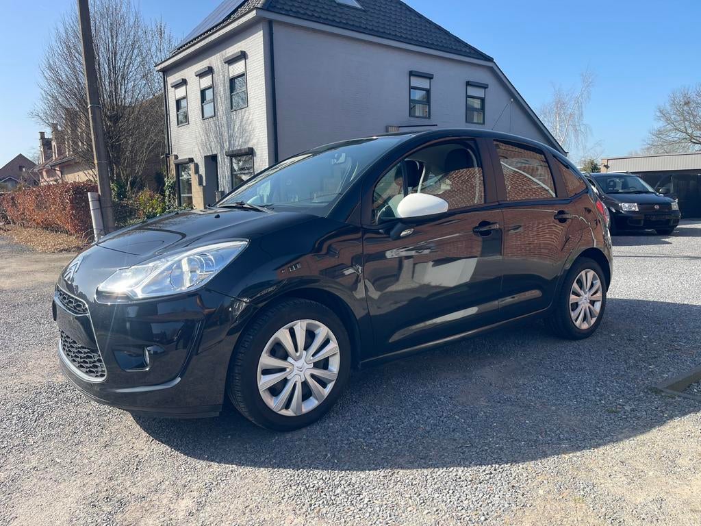 Citroen C3 1.1i Benzine, 1e eigenaar,, Auto's, Citroën, Euro 5, 4 cilinders, Zwart, Particulier