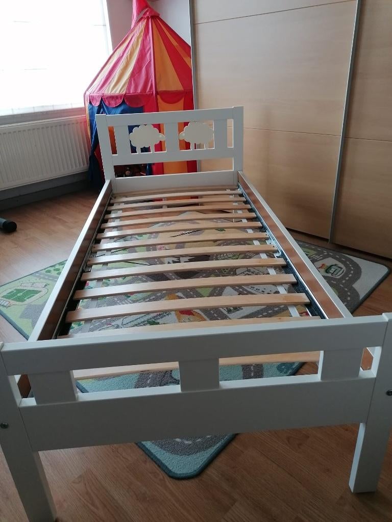 Peuterbed Ikea Kritter, Kinderen en Baby's, Ophalen, 70 tot 85 cm, Zo goed als nieuw, Lattenbodem