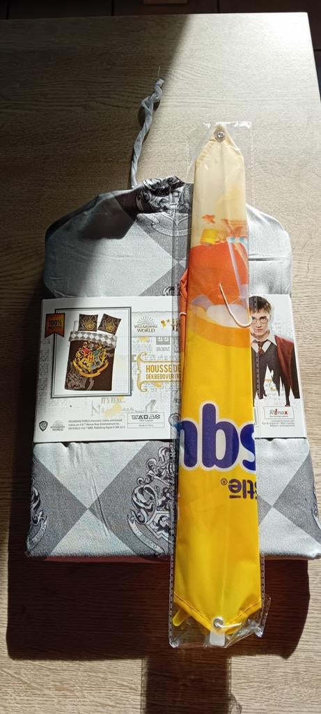 Housse de couette Harry Potter 140 x 200 cm, Enfants & Bébés, Neuf, Garçon, Gris, Enlèvement ou Envoi