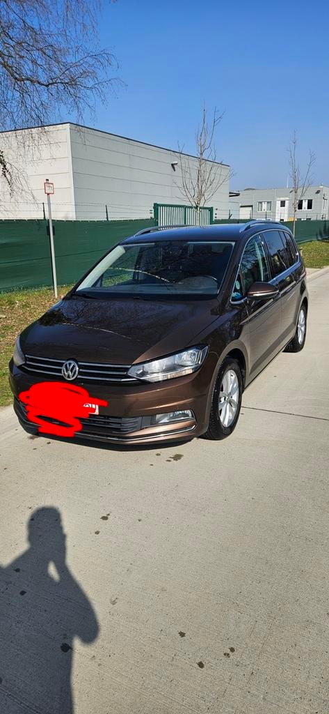 VW TOURAN, Auto's, Monovolume, Bruin, 1600 cc, Alcantara
