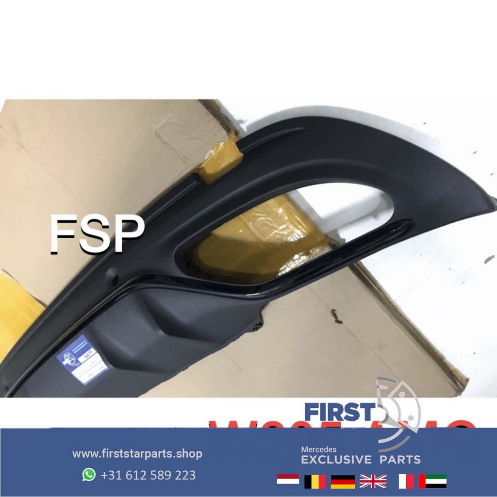W205 AMG Line Diffuser C43 Mercedes C Klasse achterbumper sp, Gebruikt, -, Ophalen of Verzenden, -