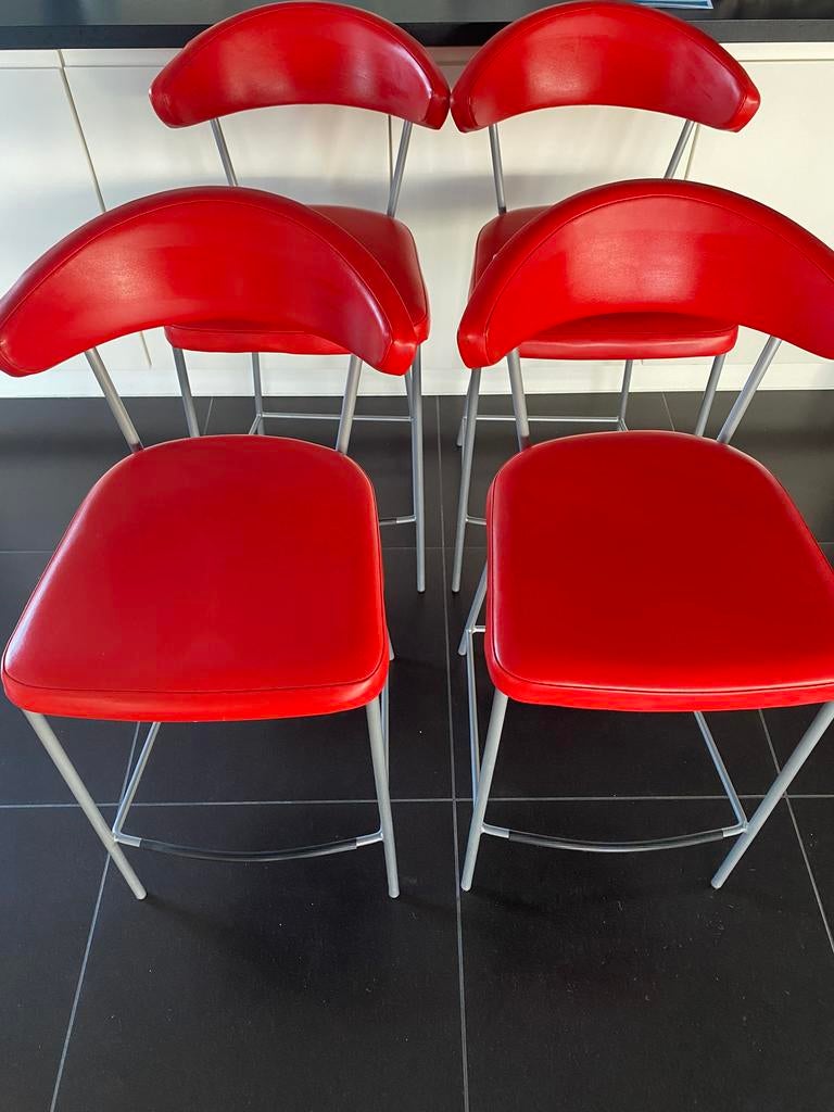 4 barstoelen, Huis en Inrichting, Ophalen, Zo goed als nieuw
