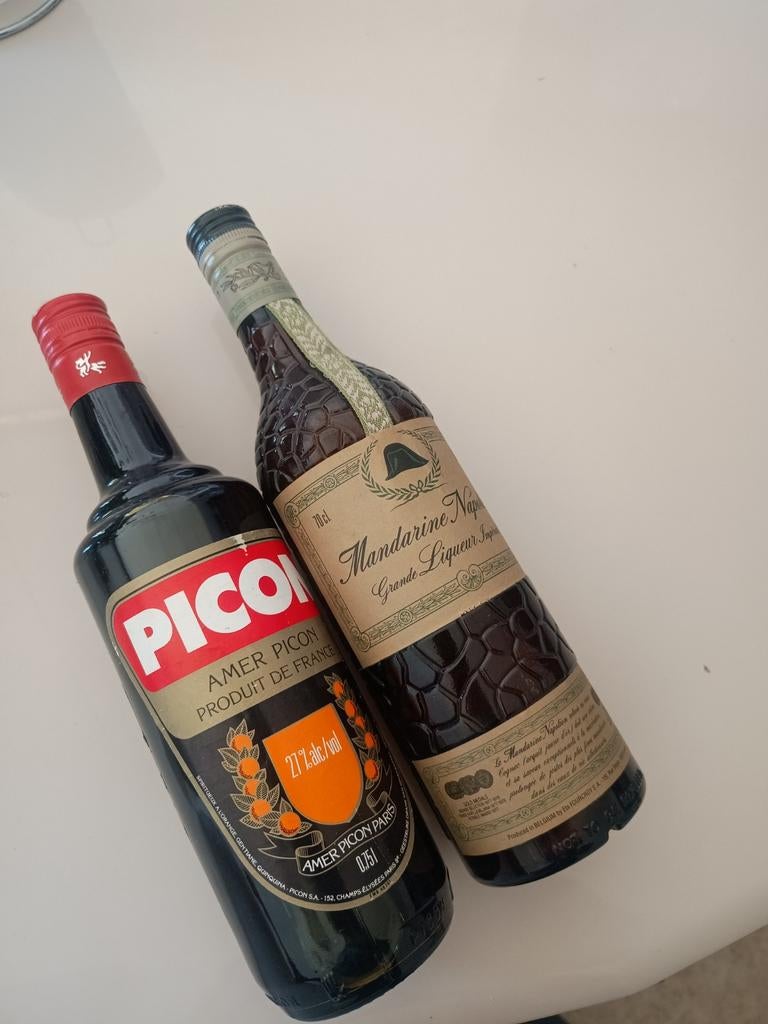 Lot apéritif – Mandarine Napoléon + Picon – 2 bouteilles, Collections, Enlèvement ou Envoi