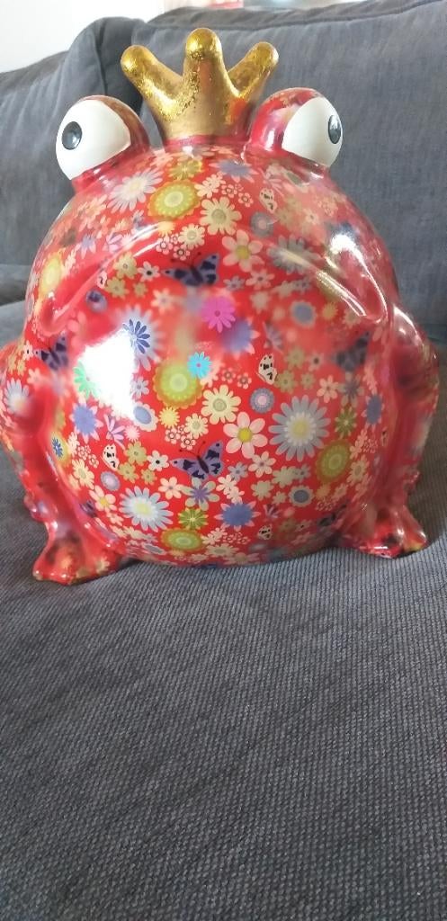 Spaarpot pompidou kikker, Verzamelen, Spaarpotten, Ophalen, Zo goed als nieuw