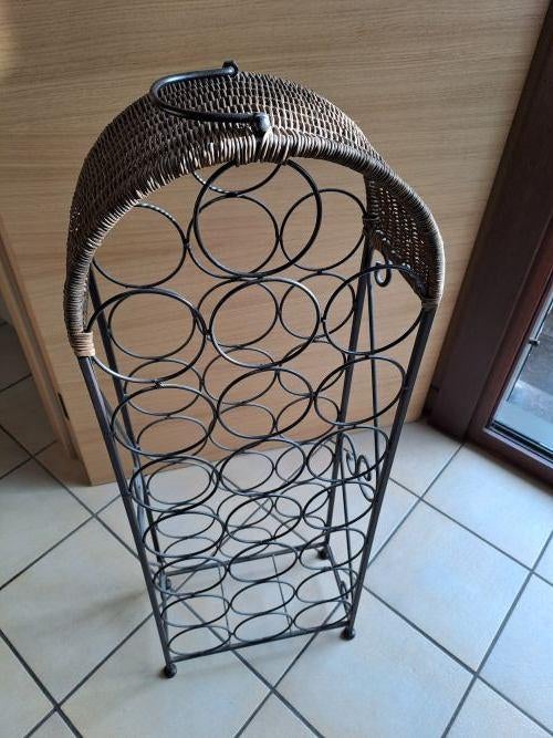 porte bouteilles de vin, 75 cm ou plus, Comme neuf, Enlèvement, Métal