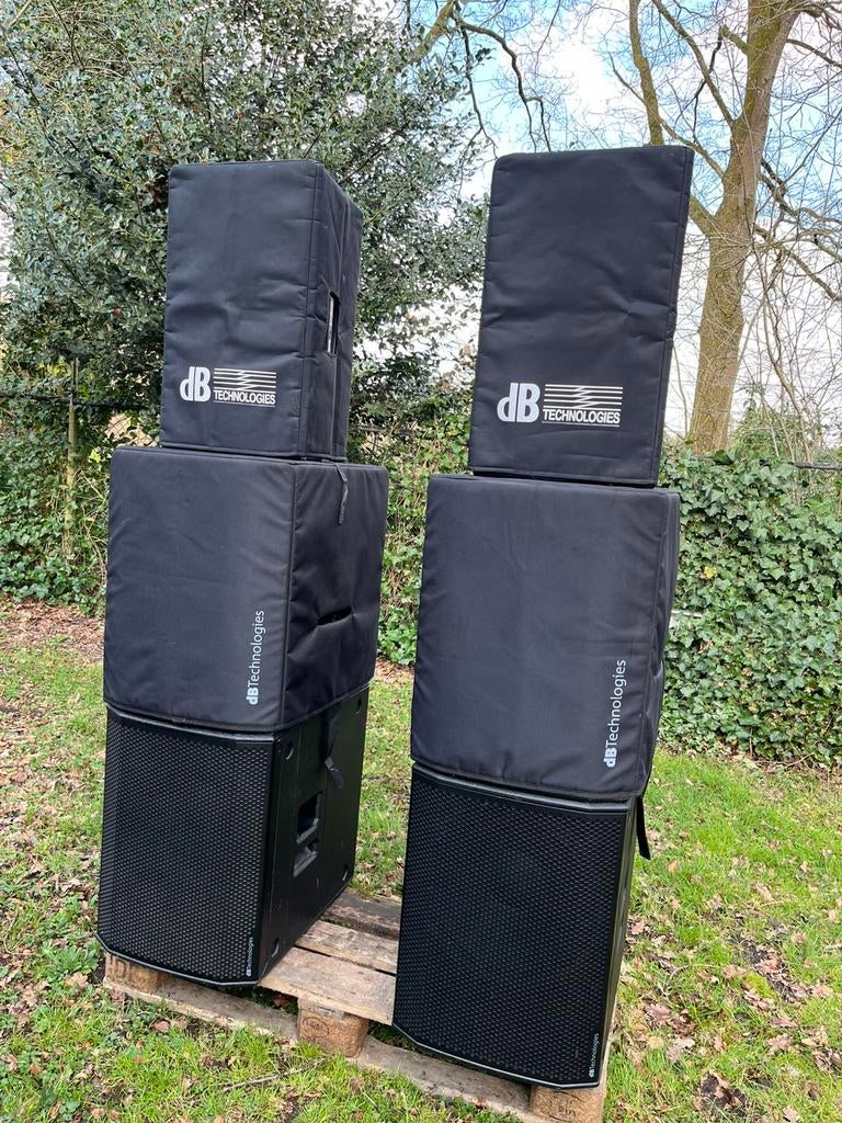 DB Technologies PA set, Audio, Tv en Foto, Ophalen, Gebruikt