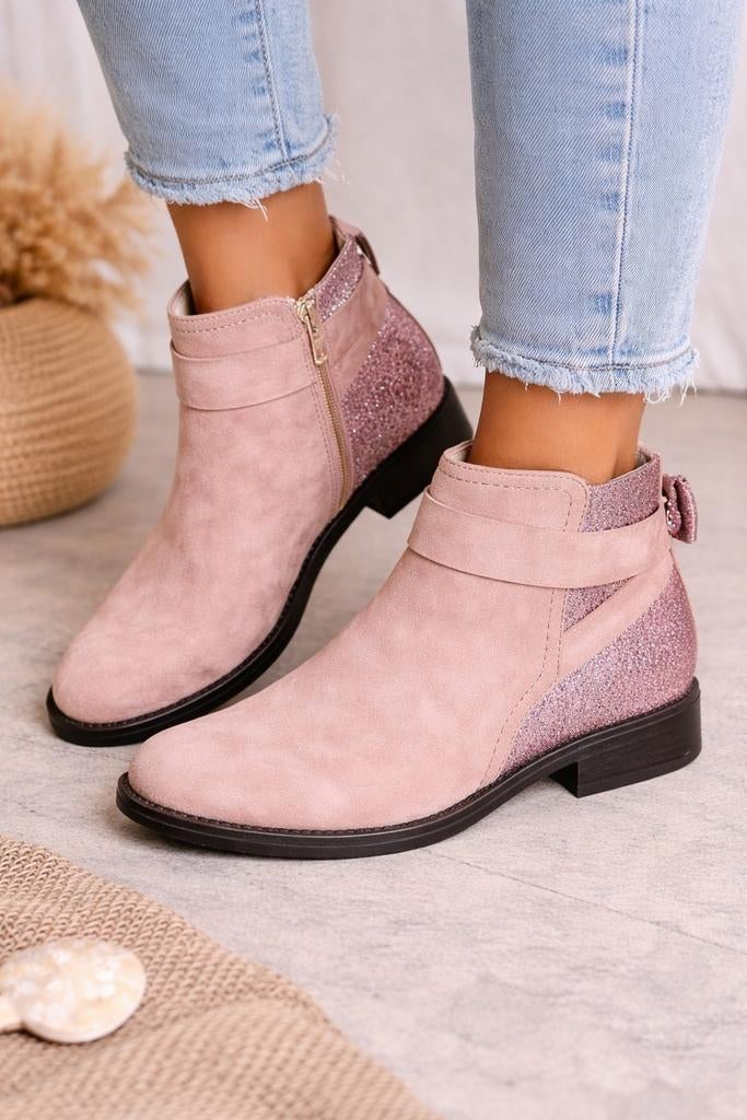 Bottines Lovely Skull – Taille 34 – Roses, Ophalen of Verzenden, Roze