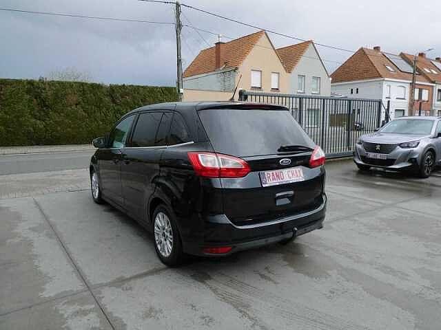 Ford Grand C-Max 1.6 i benzine 150pk Titanium Leder, Auto's, Ford, Monovolume, Bedrijf, 154 g/km, Grand C-Max