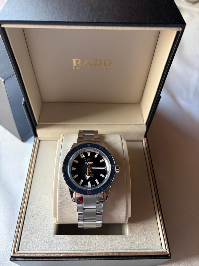 Montre Rado Captain Cook, Handtassen en Accessoires, Horloges | Heren, Staal, Staal, Polshorloge, Nieuw