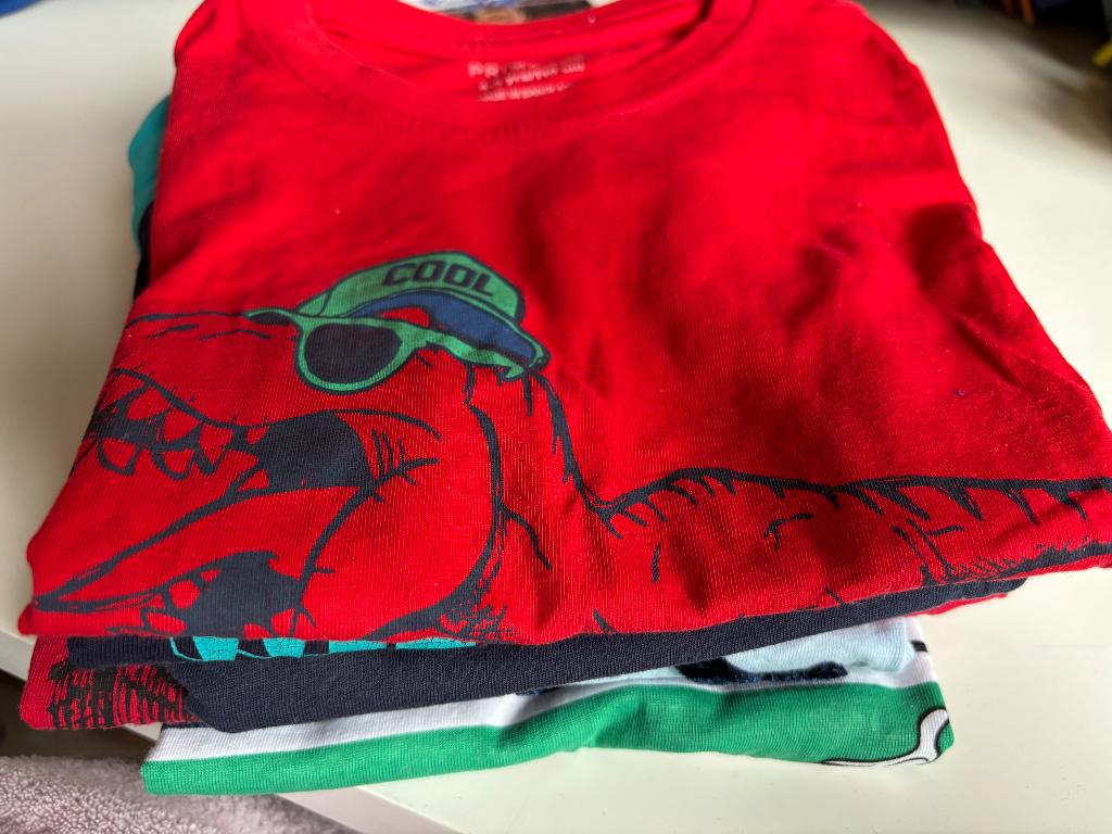 8 tshirten maat 110 2euro, Enfants & Bébés, Vêtements enfant | Taille 110, Garçon, Chemise ou À manches longues, Enlèvement, Utilisé