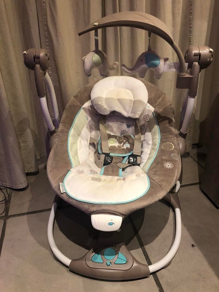 Ingenuity ConvertMe Swing-2-Seat, draagbare babyschommel, Kinderen en Baby's, Schommelstoel, Ophalen, Overige merken, Met gordel(s) of riempje(s)