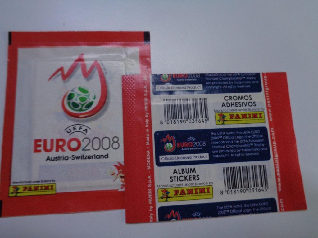 AUTOCOLLANTS PANINI football   euro 2008 2x SAC FERMÉ scellé, Enlèvement ou Envoi