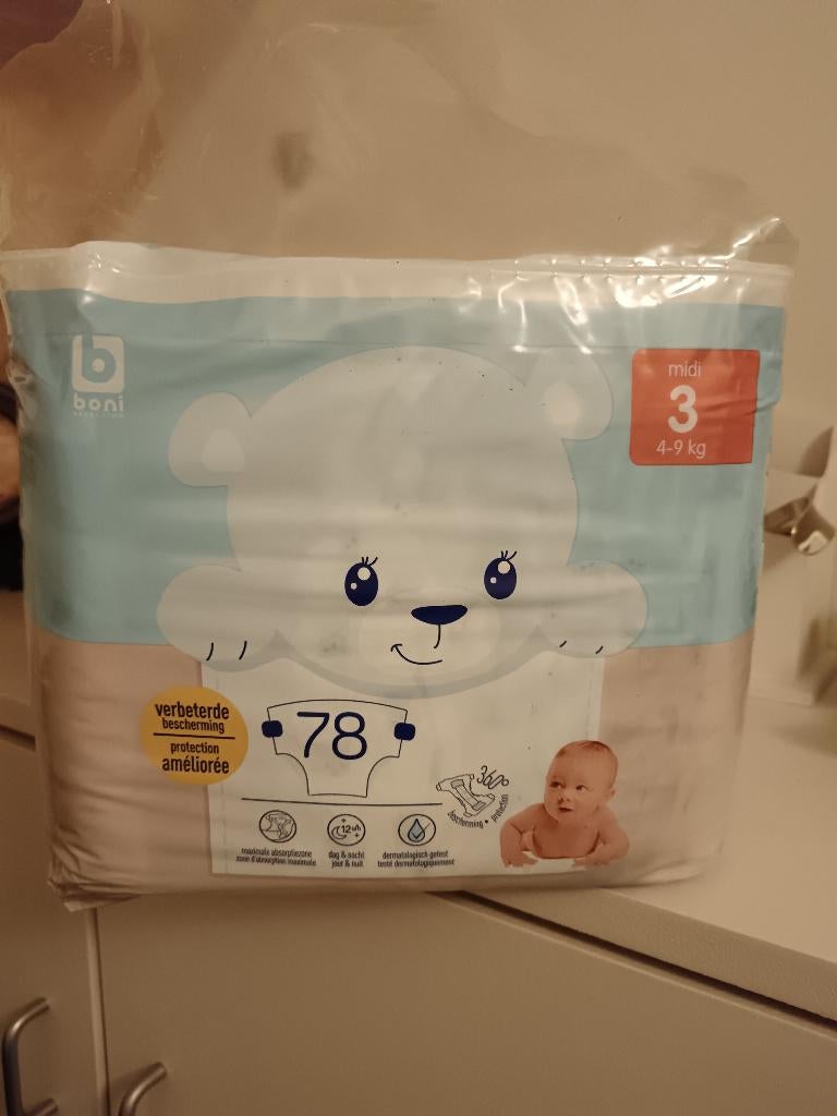 Couches Boni taille 3, Enfants & Bébés, Enlèvement, Neuf