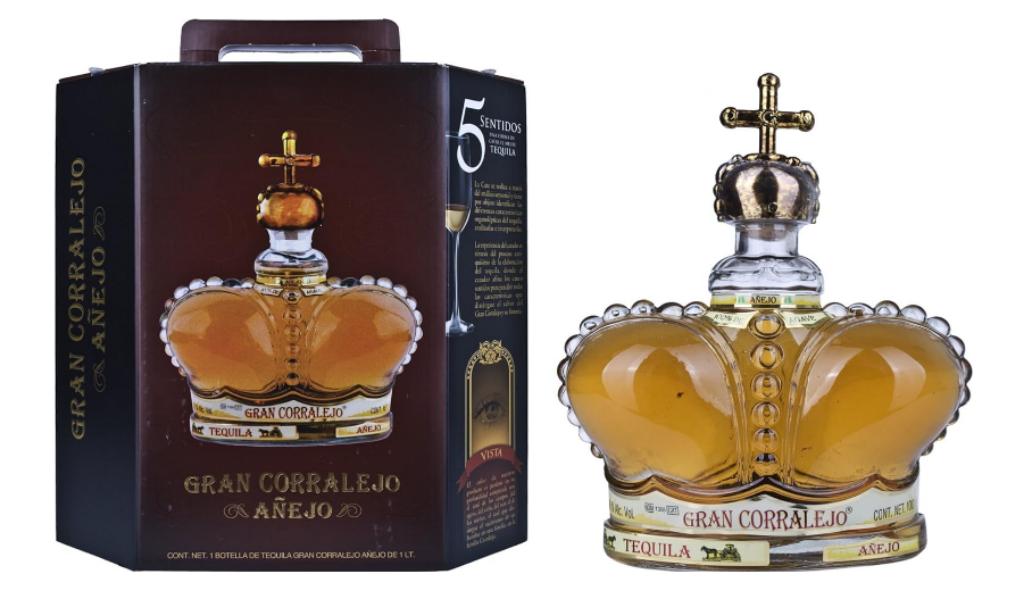 Tequila corralejo gran anejo 1 liter — Mexico - Zeldzaam - P, Verzamelen, Wijnen, Overige typen, Nieuw, Ophalen of Verzenden, Noord-Amerika