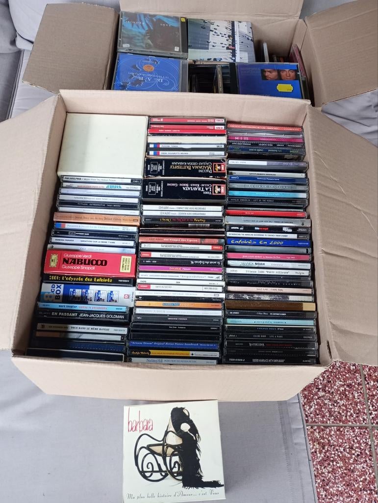 Gros lot de CDs, CD & DVD, Enlèvement, Utilisé