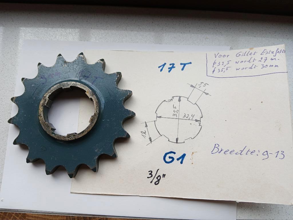 Pignon pour Gillet Relay, Motos, Enlèvement ou Envoi, Neuf