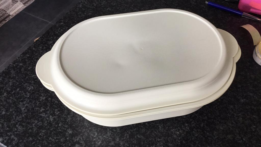 Ovaal serveerwonder tupperware, Ophalen of Verzenden