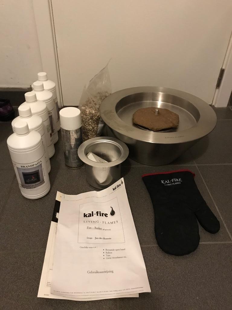 Kal-Fire Living flames, Tuin en Terras, Ophalen, Zo goed als nieuw