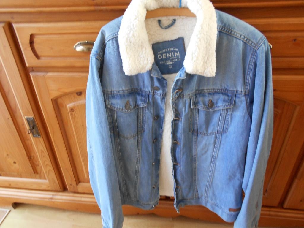 blouson en jean neuf homme, Vêtements | Hommes, Vestes | Hiver, Neuf, Taille 48/50 (M), Bleu, Enlèvement