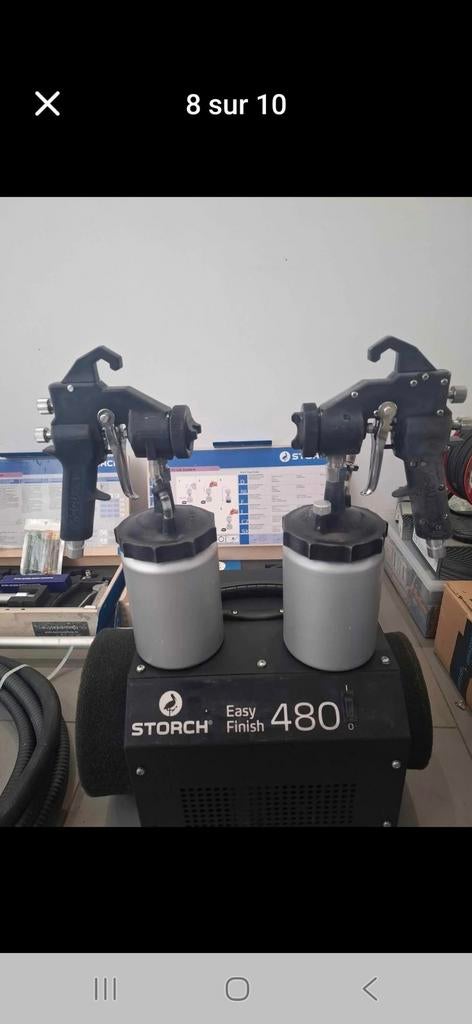 Machine à peindre professionnel, Enlèvement