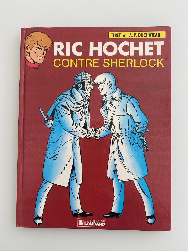 Ric Hochet 44 Contre Sherlock 1987, Livres, Tibet / Duchateau, Enlèvement ou Envoi, Une BD, Utilisé