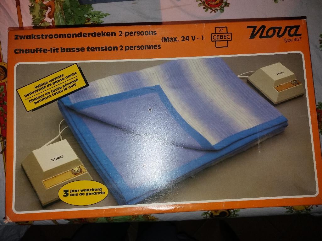 Zwakstroomonderdeken, Ophalen, Gebruikt, Blauw, Overige typen