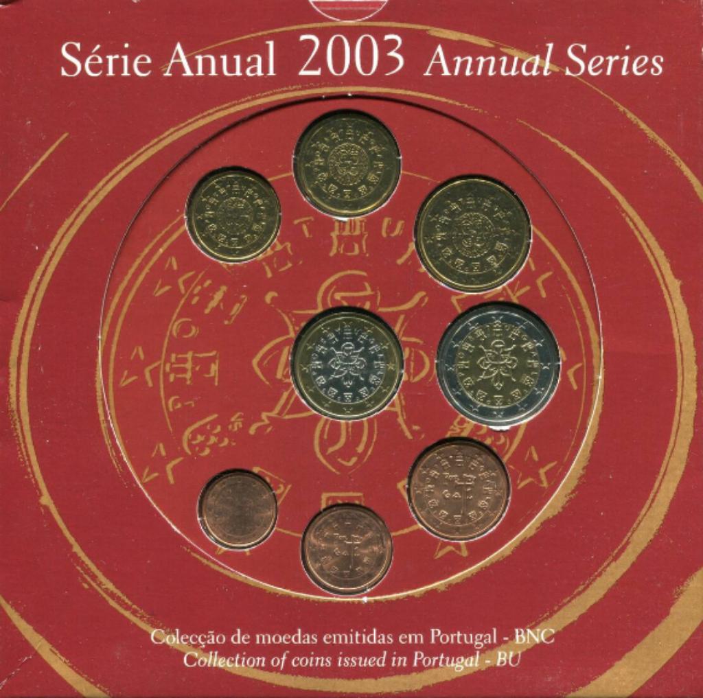Coffret BU Portugal 2003, Timbres & Monnaies, Monnaies | Europe | Monnaies euro, Envoi, Portugal