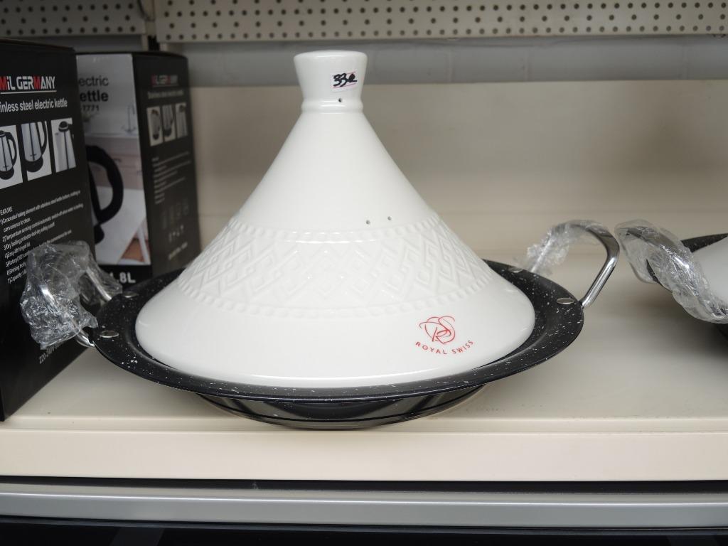 Tagine in gietijzer nieuw!, Huis en Inrichting, Keuken | Potten en Pannen, Gietijzer, Overige typen, LON, Nieuw