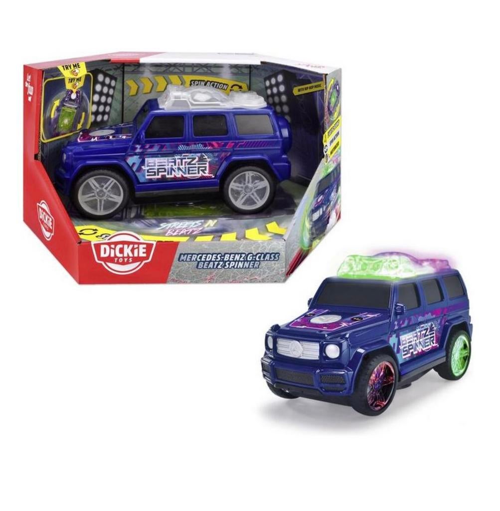 Dickie Toys Beatz Spinner Mercedes G dansende auto + muziek, Kinderen en Baby's, Speelgoed |Speelgoedvoertuigen, Nieuw, Ophalen of Verzenden