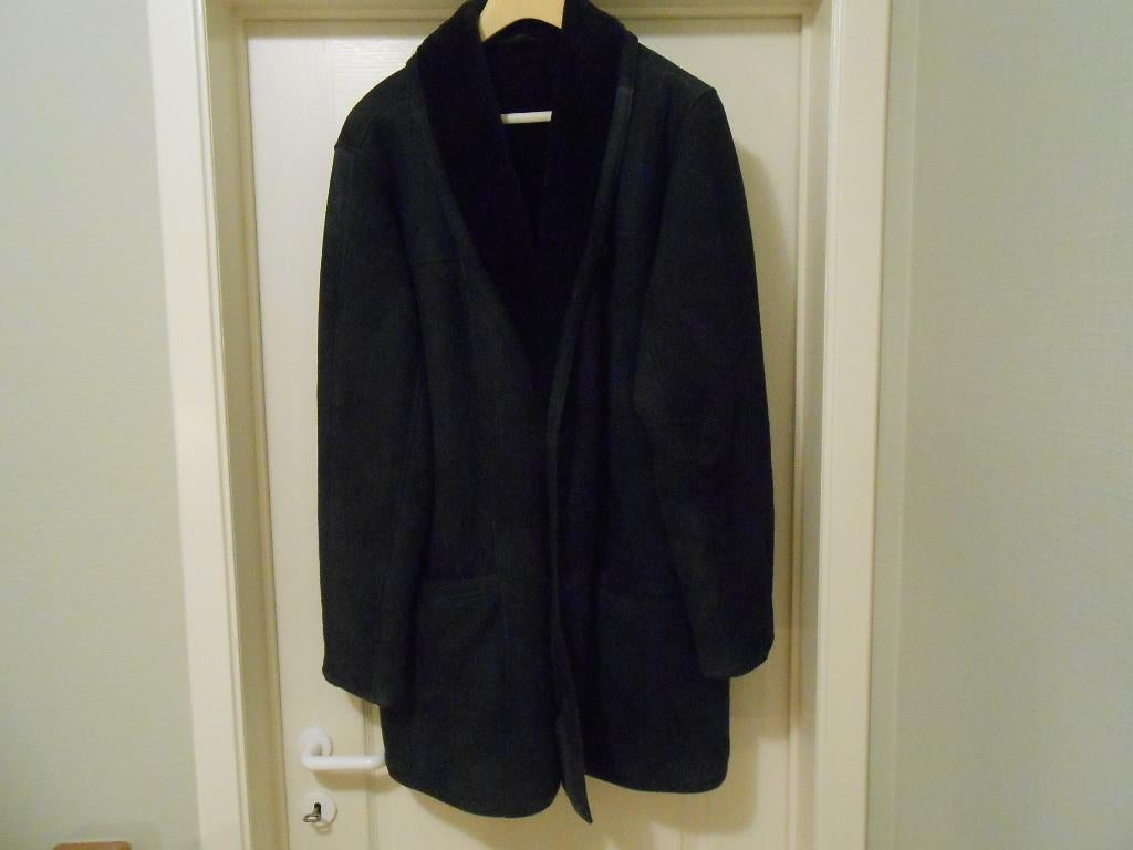 Nouveau manteau de fourrure pour homme, mouton inversé, Vêtements | Hommes, Vestes | Hiver, Neuf, Taille 52/54 (L), Bleu, Enlèvement