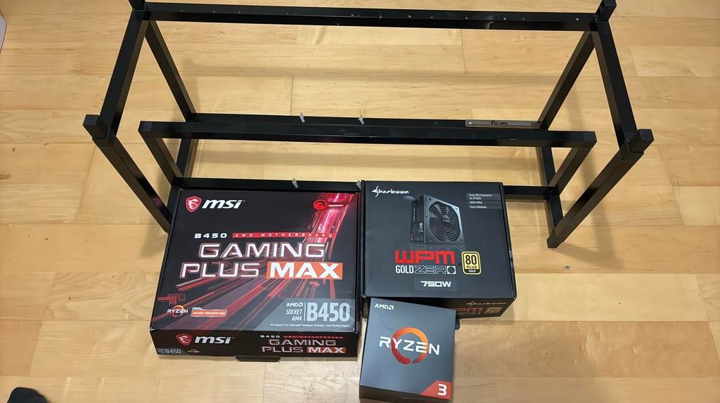 Mining rig full zonder grafische kaarten, Ophalen, Gebruikt