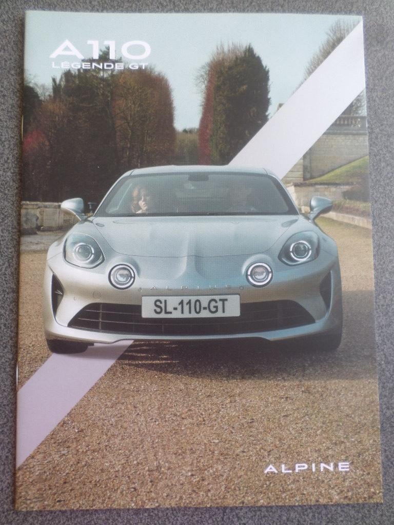 Brochure de la Renault Alpine A110, Enlèvement ou Envoi, Renault