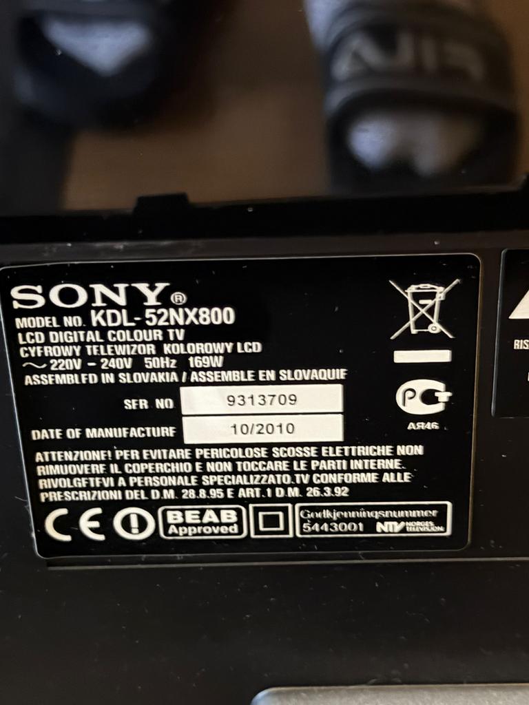 Télévision SONY très bonne état à 150€, Enlèvement, Comme neuf