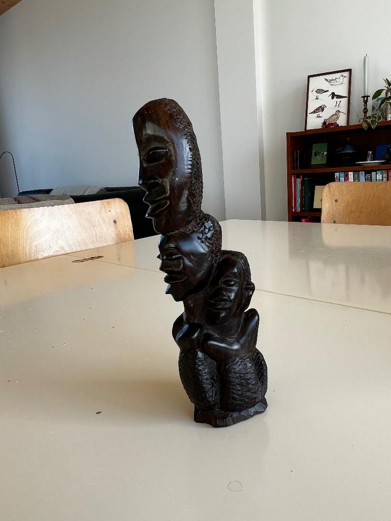 Afrikaans ebbenhout: levensboom uit Tanzania, Antiek en Kunst, Curiosa en Brocante, Ophalen of Verzenden