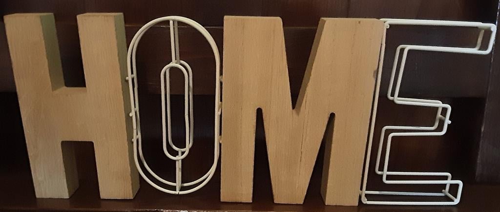 THUIS decoratie 37 cm, Ophalen of Verzenden, Gebruikt